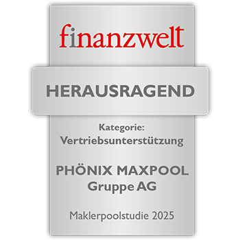 Auszeichnung finanzwelt 2025 - Kategorie Vertriebsunterstützung