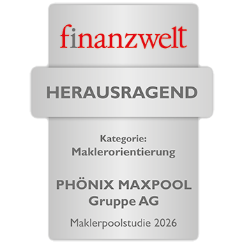 Auszeichnung finanzwelt 2026 - Kategorie Maklerorientierung